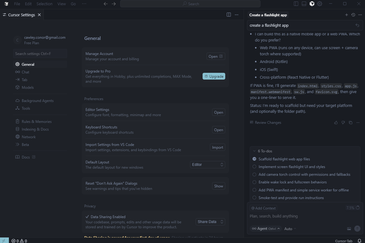 Cursor Settings