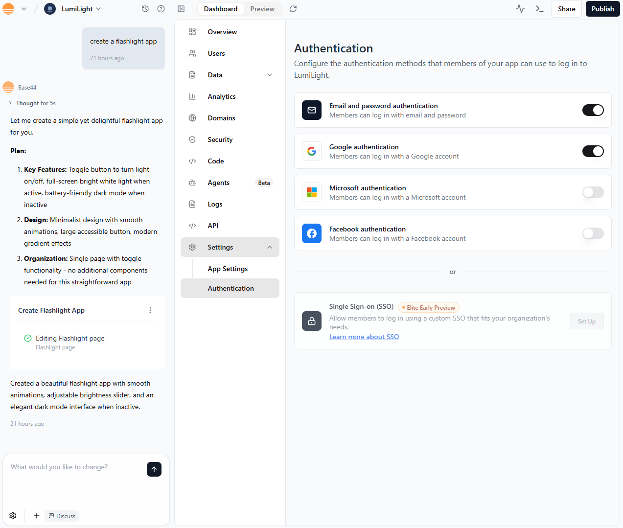Base44 Authentication Integration