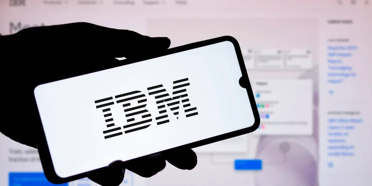 IBM logo phone