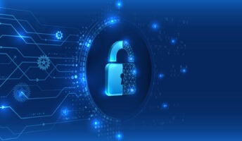 Padlock representing cybersecurity