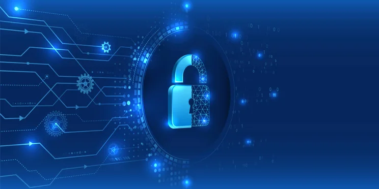 Padlock representing cybersecurity