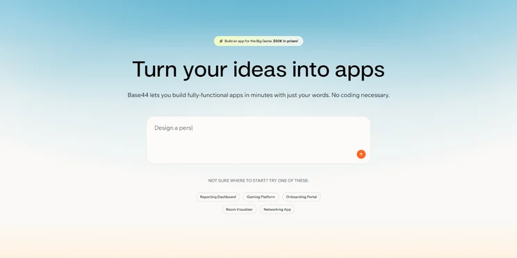 Base44 Home Page