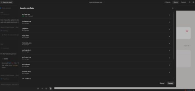 Google AI Studio giving me a technical breakdown of what was wrong with my app