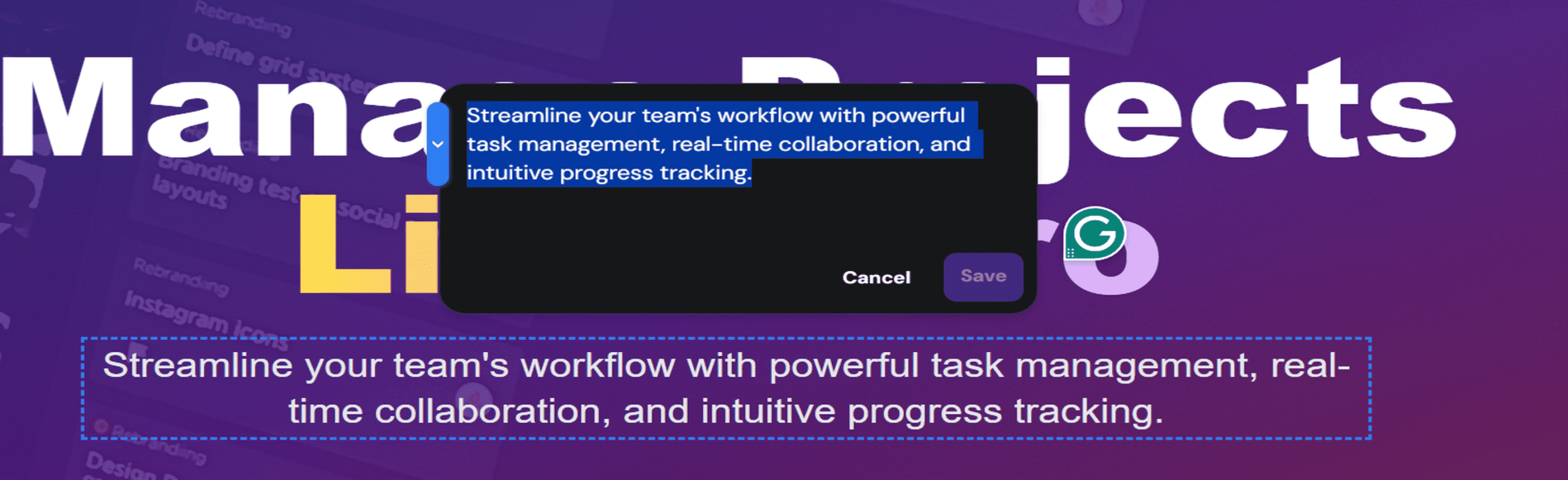 Screenshot of Hostinger Horizons testing. Source: Tech.co testing