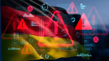 Artwork representing cybersecurity threats
