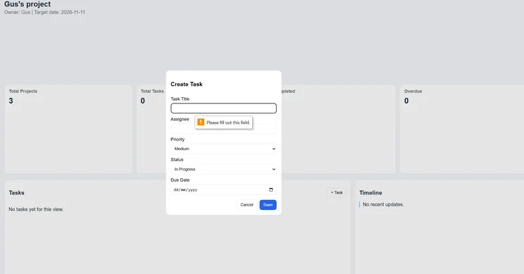 Screenshot of Cursor created program. Source: Tech.co testing