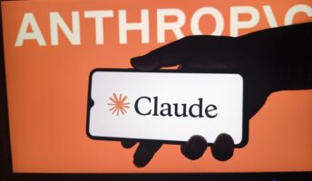 Claude logo on phone