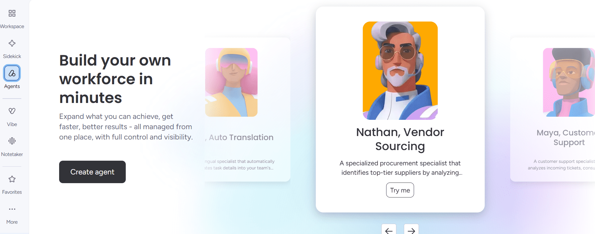 Screenshot of monday AI Agents. Source: Tech.co testing