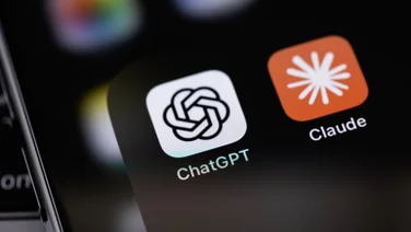 ChatGPT and Claude app on phone