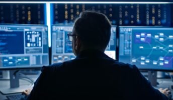 Worker monitoring screens cyber security