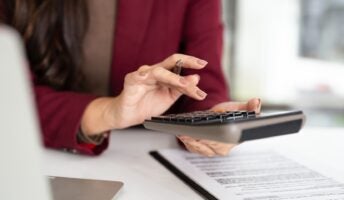 Owner budgeting on calculator
