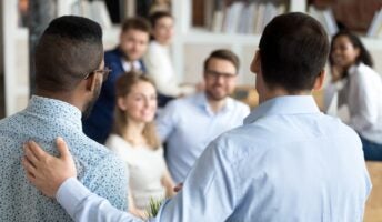 New hire introduced in office