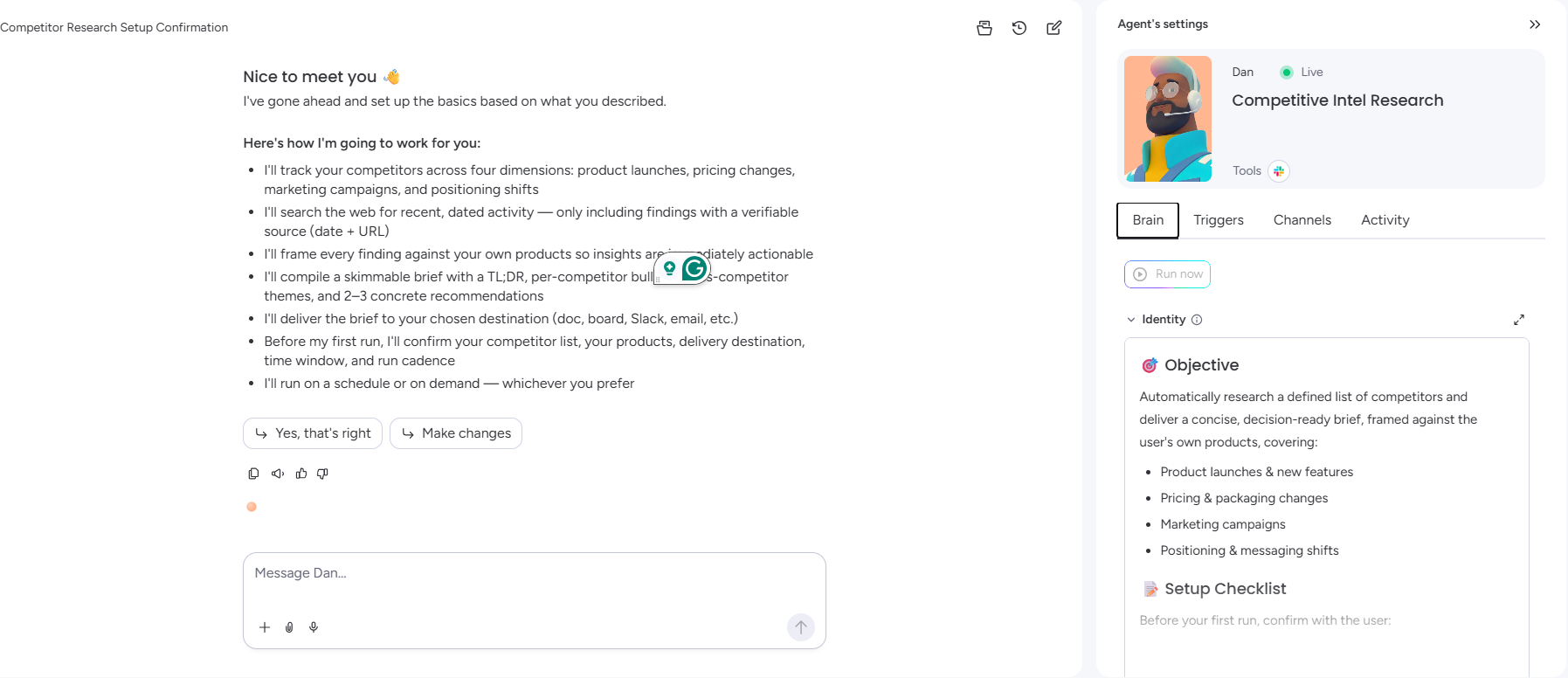 Screenshot of monday AI agents. Source: Tech.co