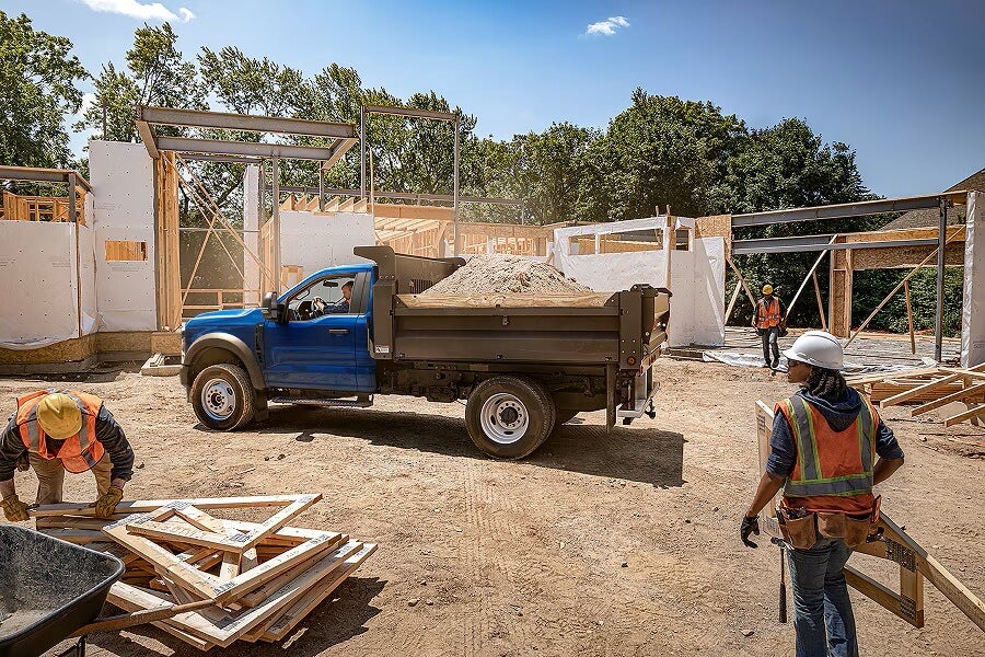 The Ford Super Duty's off-road package used for construction.