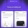 Hostinger AI builder manual vs agentic building options